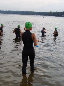 Pinehurst Triathlon swim start