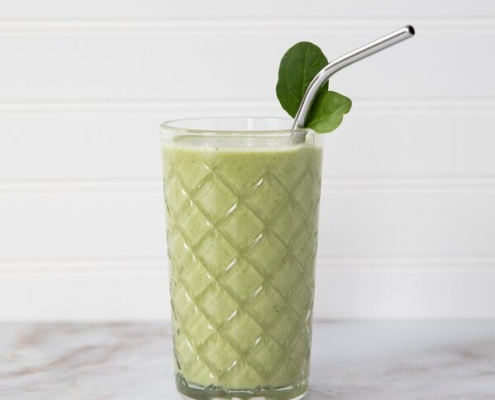 lucky shamrock shake green smoothie