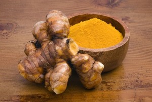 turmeric root and powder