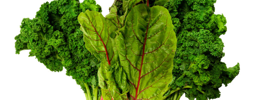 kale and swiss chard