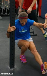 Chris strength training at Athletic Lab