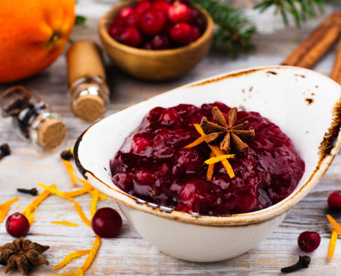 Cranberry orange sauce