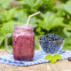 cherry blueberry recovery smoothie