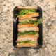 vegetable hummus sandwich