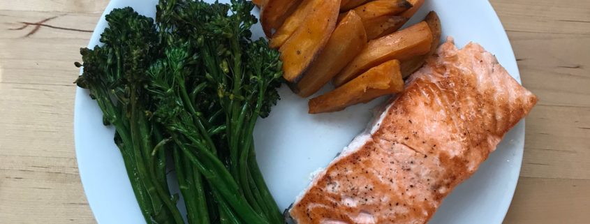 Salmon dinner