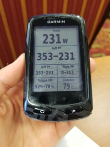 Garmin power meter head unit