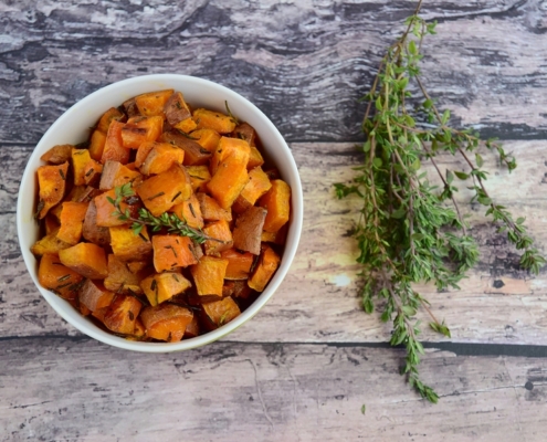 sweet potato crispy cubes