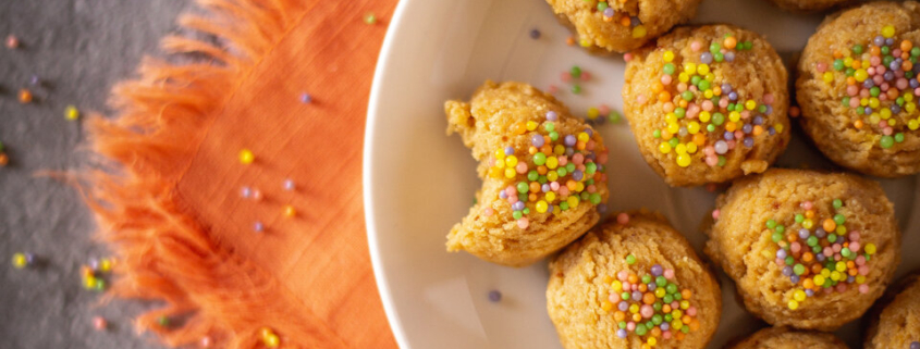 The Fueling Edge birthday cake protein bites