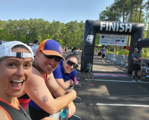 Coach Chris, Ryan and Carlie