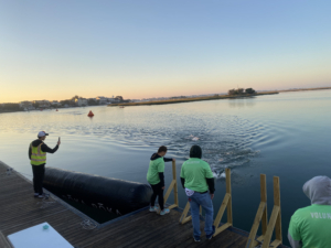 Swim Exit at IMNC70.3