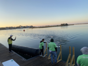 Swim Exit at IMNC70.3