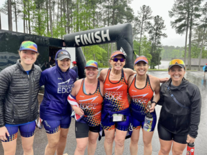 Team Training race finish