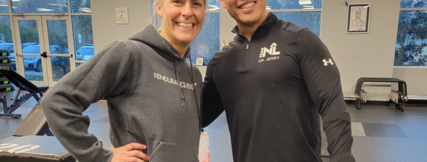 Coach Chris Newport and Dr. Jerry Yoo discuss injury prevention for athletes over 40.