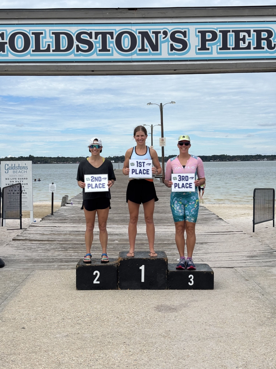 White Lake Triathlon Racing Team podium